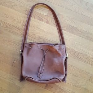 Vintage Coach Leather Bucket Purse